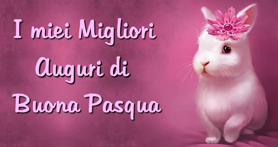 Cartolina auguri I miei migliori auguri di Pasqua