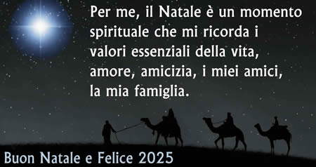 Il Natale è un momento spirituale