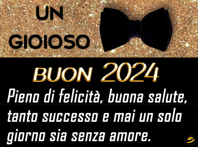 immagine biglietto di auguri benvenuto al gioioso anno 2025