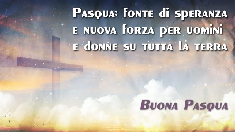 Biglietto di auguri di Pasqua: fonte di speranza e nuova forza