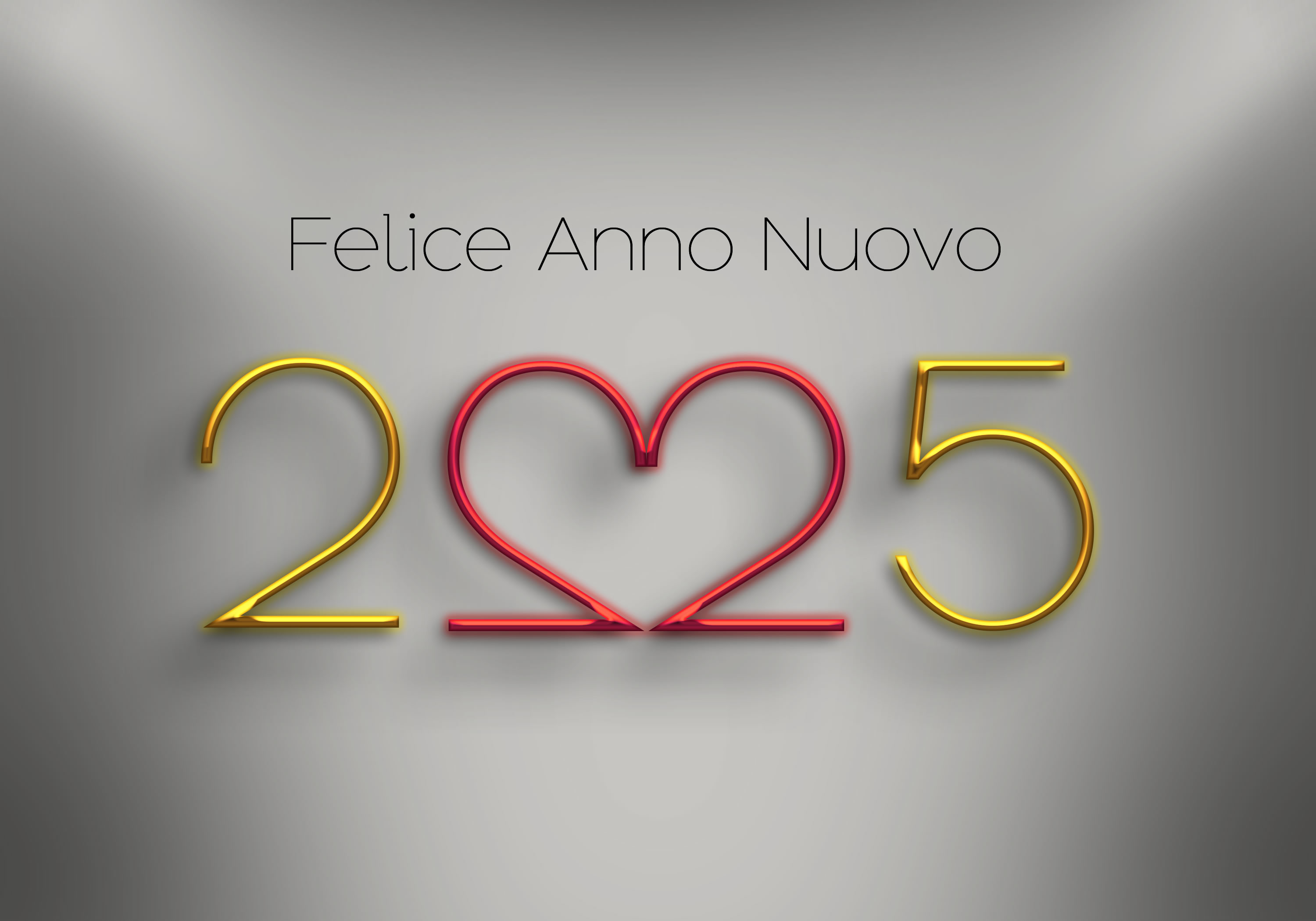 Wallpaper 2025 con cuore formato dai due